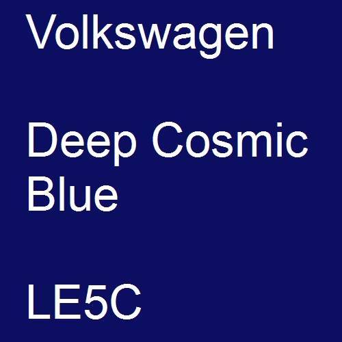 Volkswagen, Deep Cosmic Blue, LE5C.